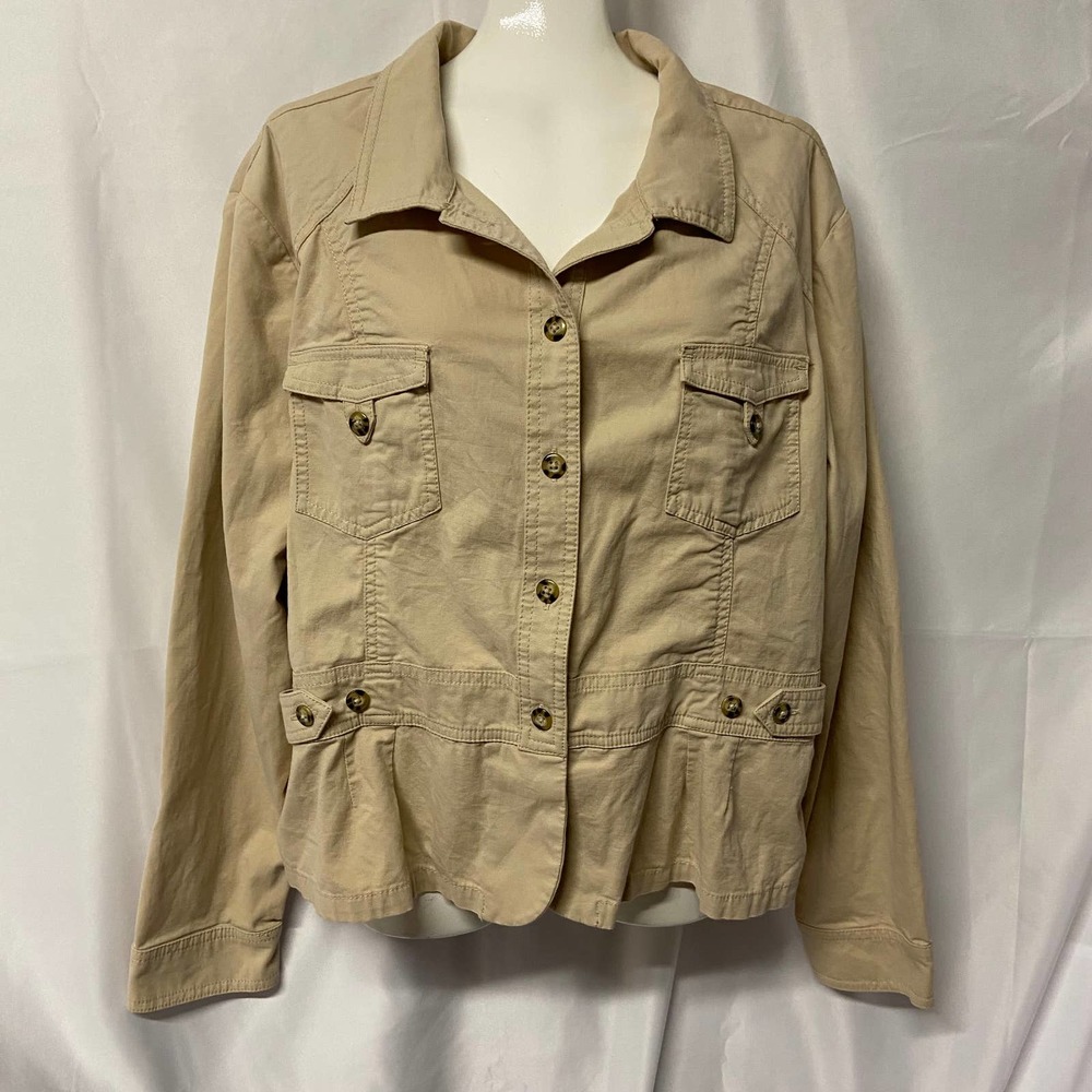 Westbound Jacket Khaki Tan Size XL Denim Style